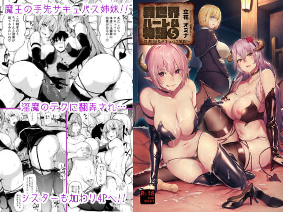 異世界ハーレム物語～対決？淫乱サキュバス姉妹～